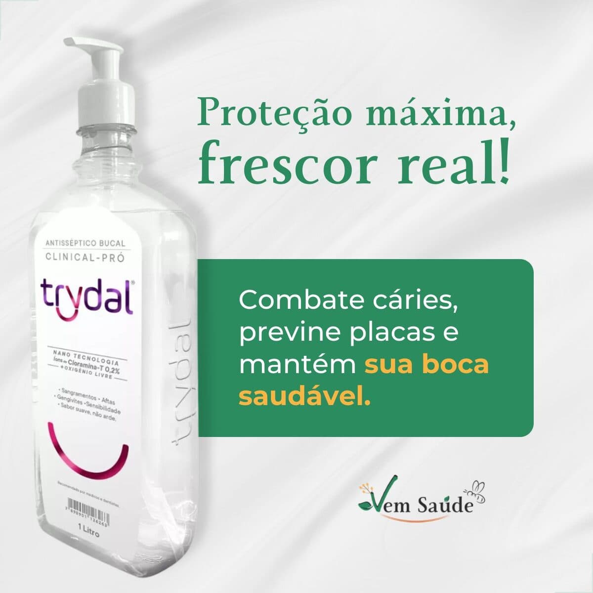 Poderosa tecnologia para uma higiene bucal superior