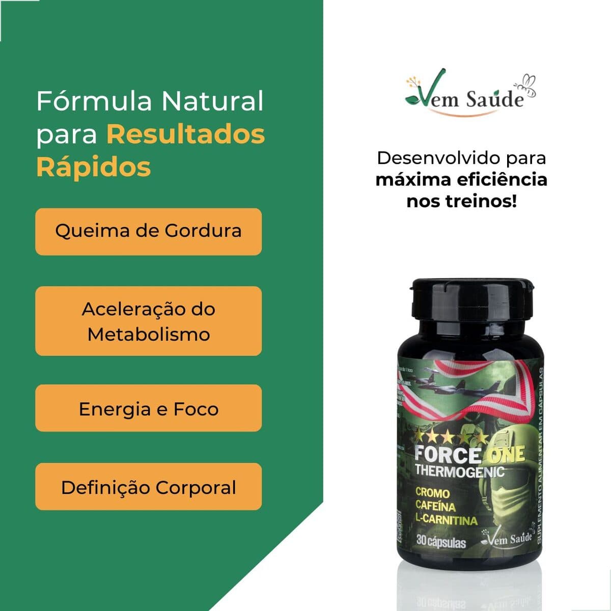 Metabolismo acelerado para queima de gordura