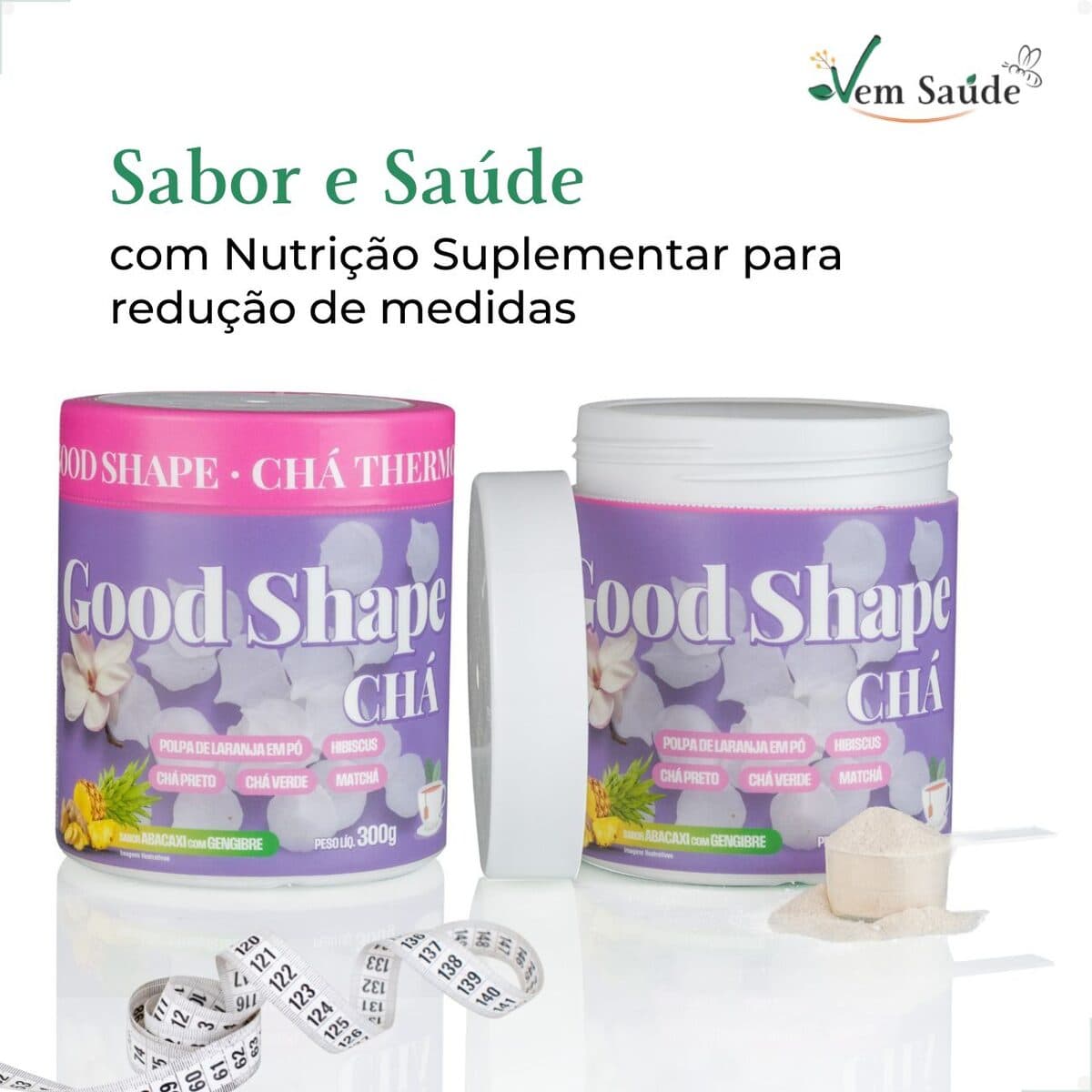 Aposte no sabor e saúde com nutrição suplementar para redução de medidas!