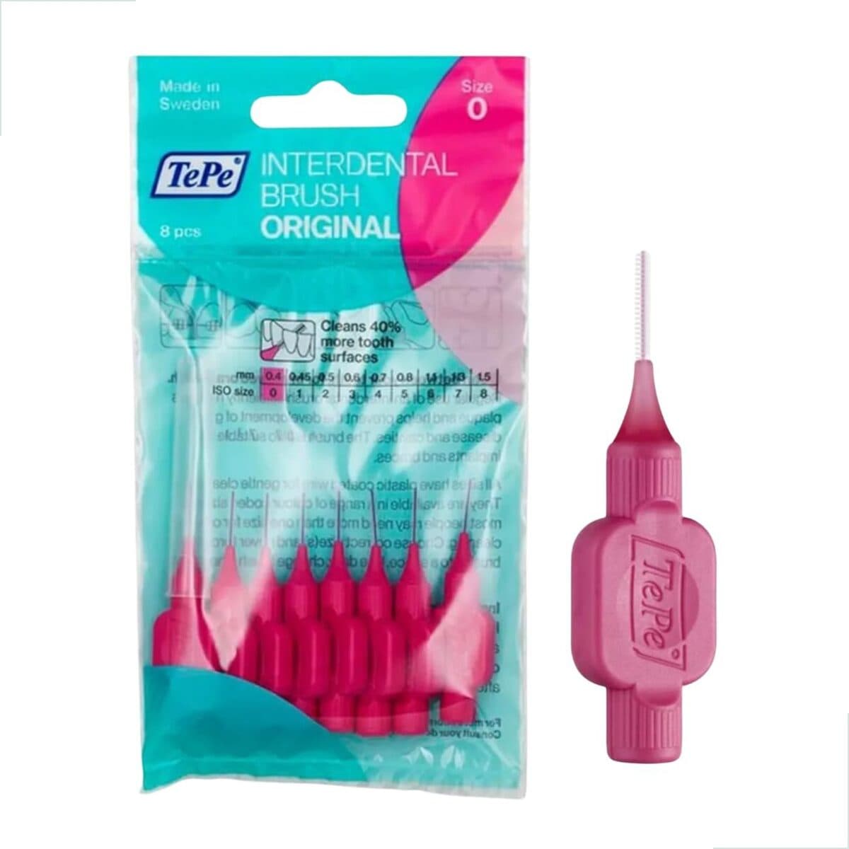 Escova Interdental Tepe 0.40mm Rosa image