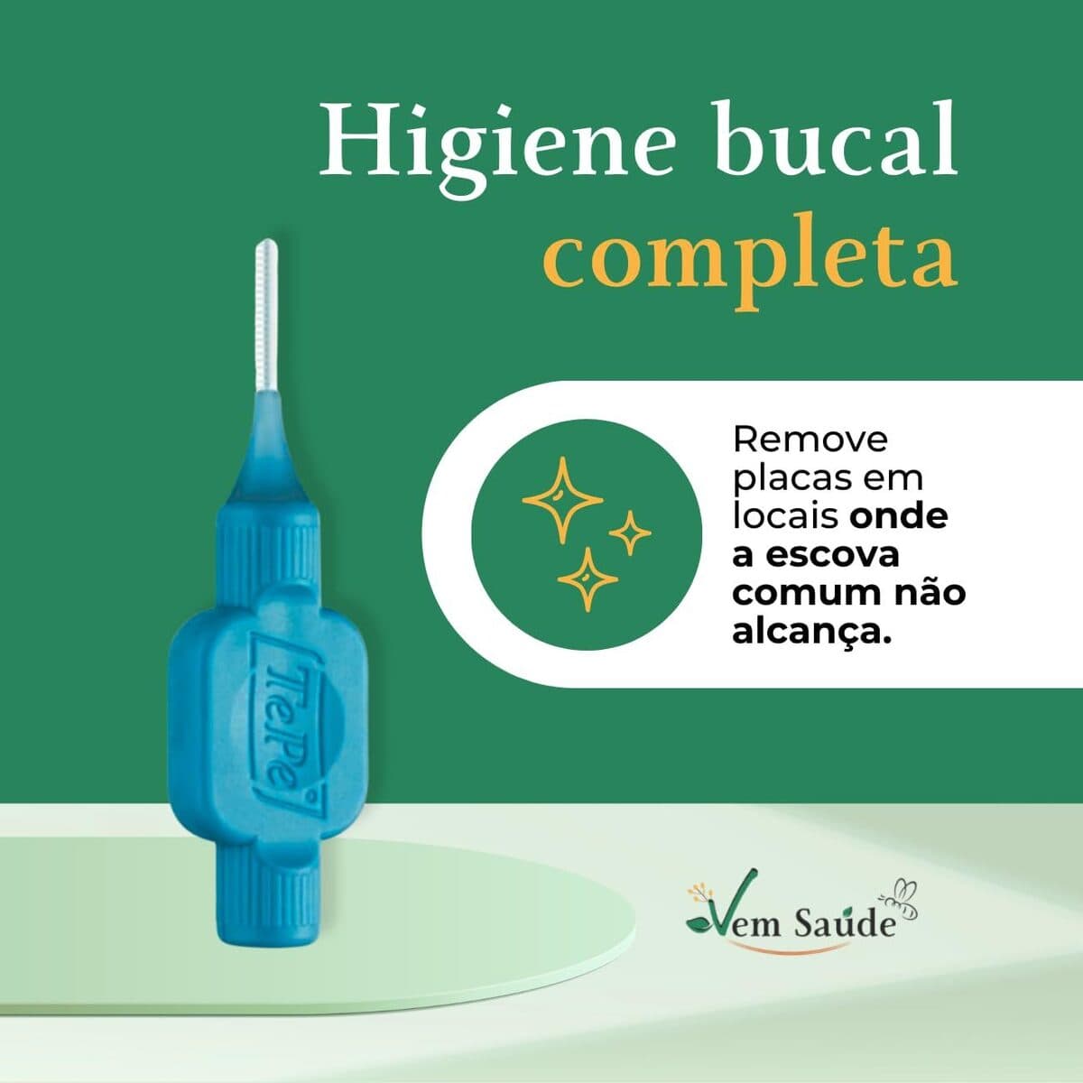 Obtenha higiene bucal avançada com cuidado eficaz e compacto!