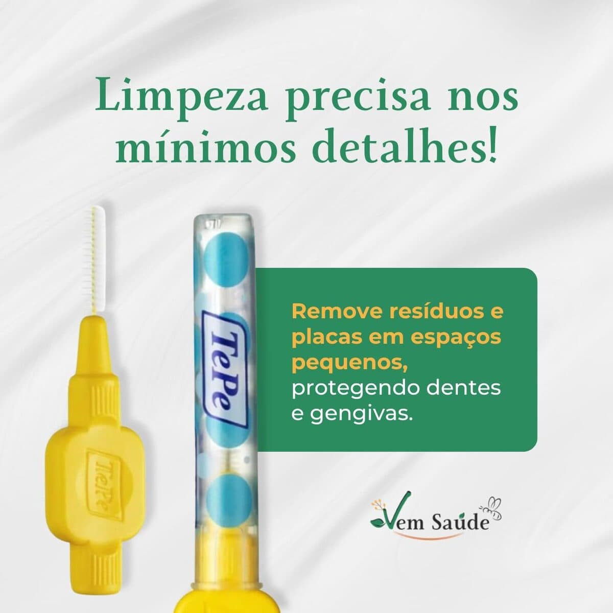 Ideal para aparelhos ortodônticos