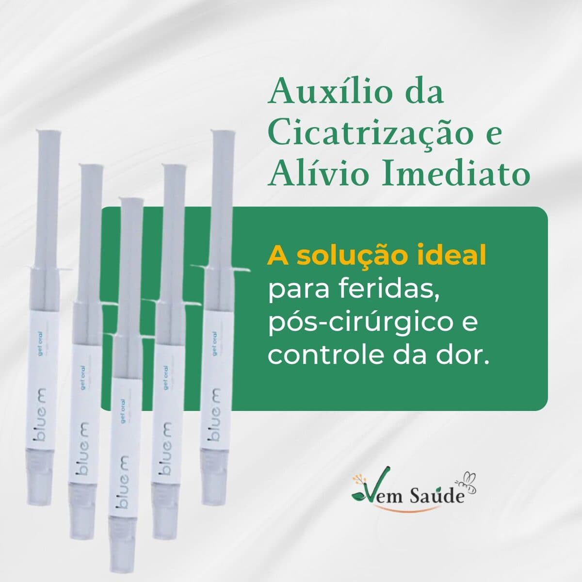 Aproveite a terapia buco-dental com aplicação com precisão e oxigênio ativo!