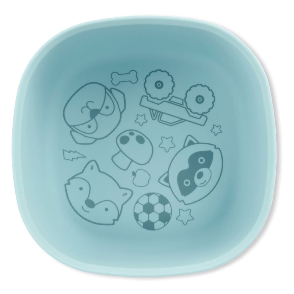 Bowl Silicone Skip Hop Zoo Spark Style Azul