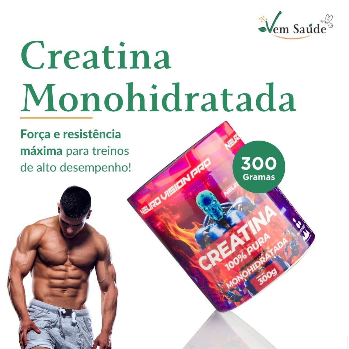 Suplemento Creatina NeuroVision 300g