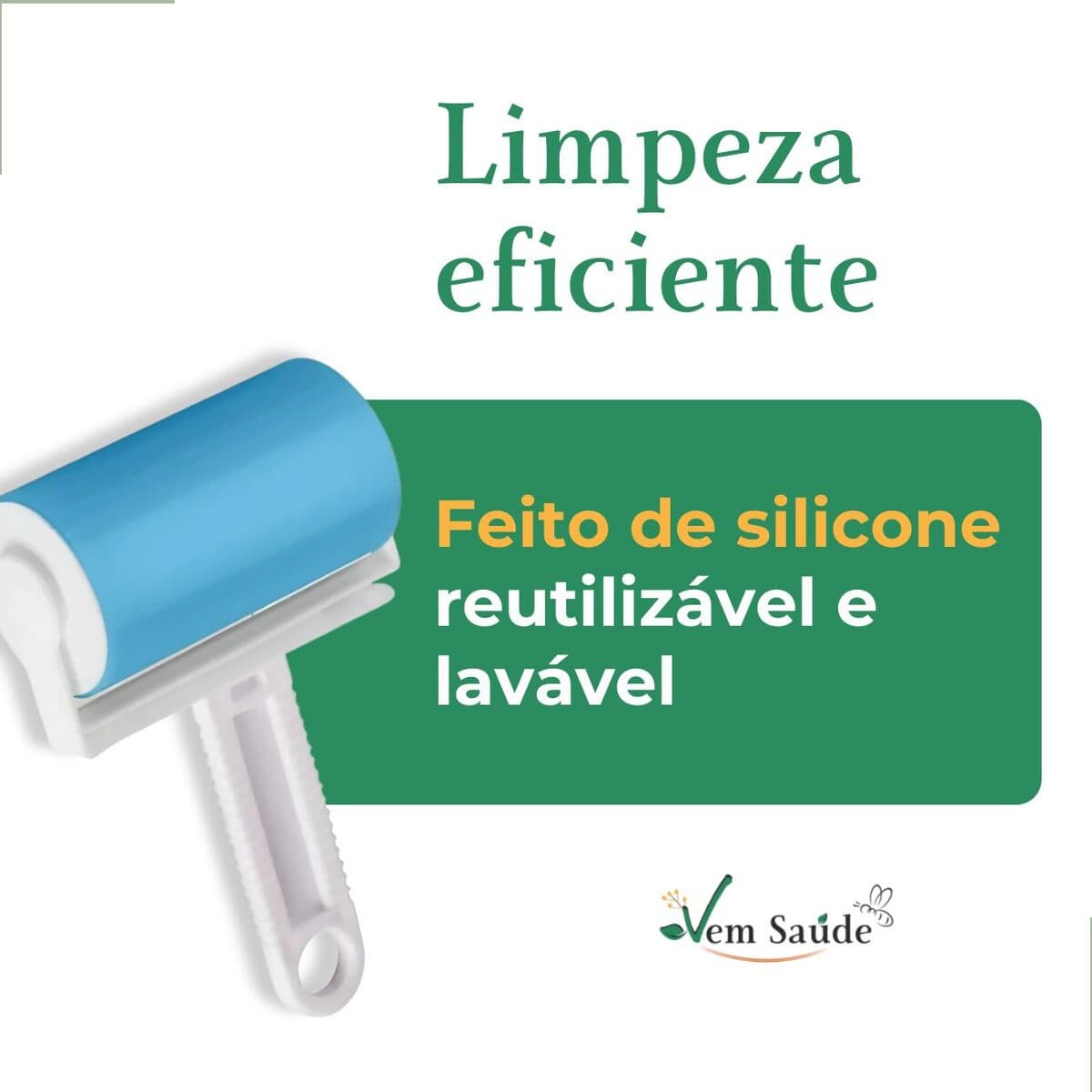 Rolo Silicone Gadan Tira-pelos